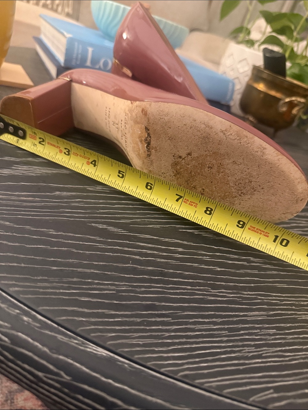 Kate Spade New York Vero Cucio Dusty Pink Rounded Toe 3” Block Heels Pumps Sz 11 - Picture 13 of 13